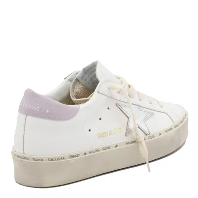 Golden Goose Hi Star Classic Sneaker With Laminated Star