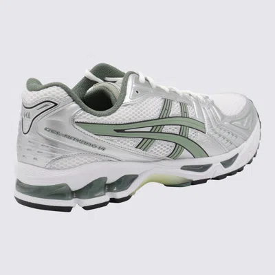 Asics Contrasting Striped Sneakers With Cushioned Sole
