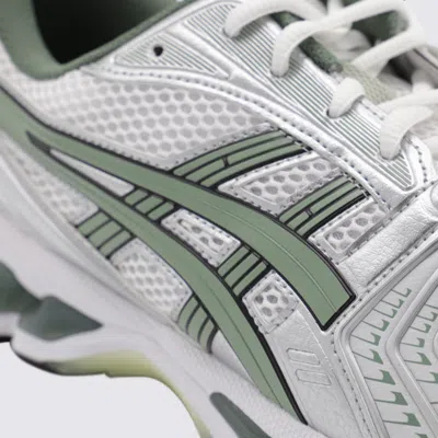 Asics Contrasting Striped Sneakers With Cushioned Sole