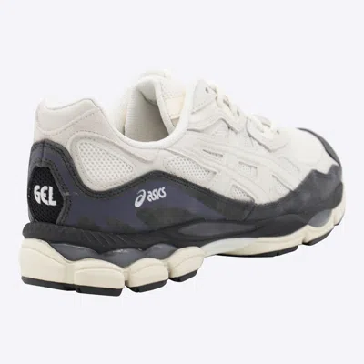 Asics Nyc Mesh Rubber Sole Sneakers In White