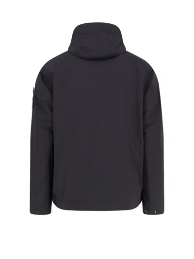 Stone Island Soft Shell Padded Jacket With Waterproof And Windproof Membrane In Black