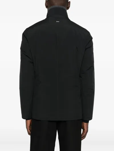 Herno Down Jacket High Collar Front Pockets