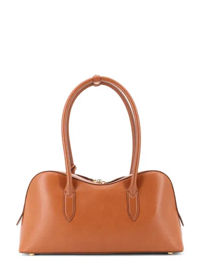 Stella Mccartney Camel Synthetic Leather Ryder Medium Shoulder Bag