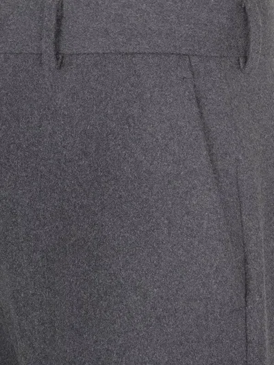 Fendi Stretch Cashmere Trouser With Logoed Detail