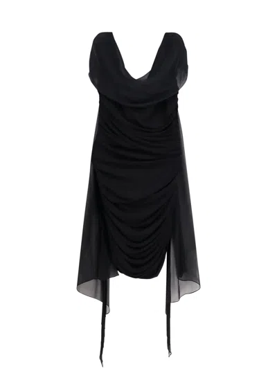 Givenchy Stretch Viscose Dress With Drapery