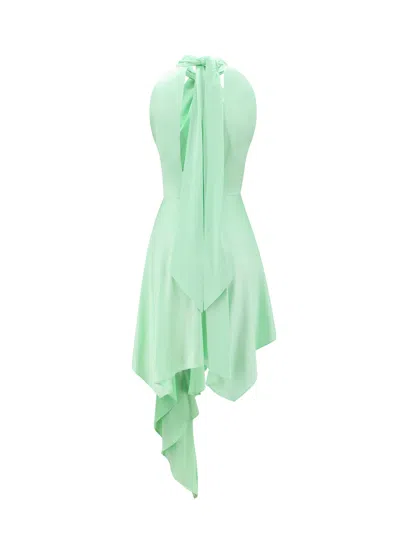 Stella Mccartney Cut-out Sleeveless Asymmetric Dress In Multi