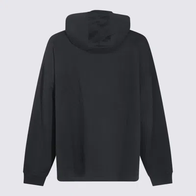 Y/project Black Cotton Sweatshirt In Gray