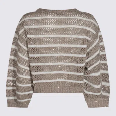 Brunello Cucinelli Sweaters Beige Freddo In Brown