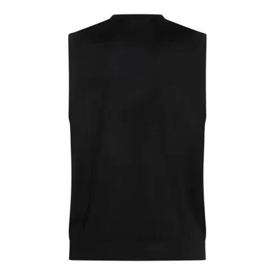 Malo Sweaters Blacks And Greys In Black