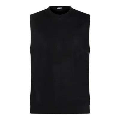 Malo Sweaters Blacks And Greys In Black