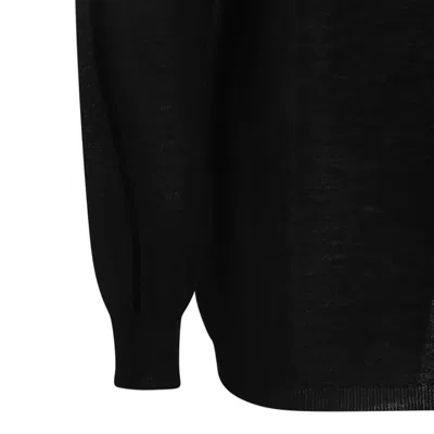 Rick Owens Black Wool Knitwear In Black