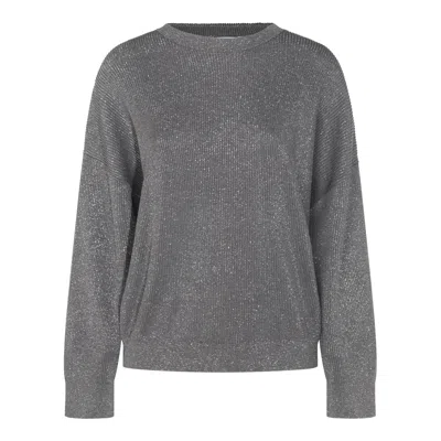 Brunello Cucinelli Sweaters Blacks And Greys In Gray