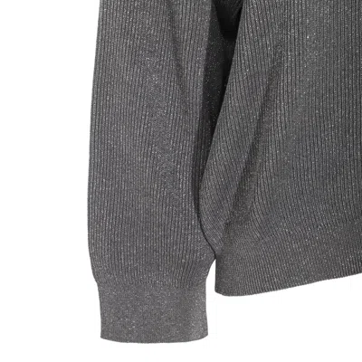 Brunello Cucinelli Sweaters Blacks And Greys In Gray