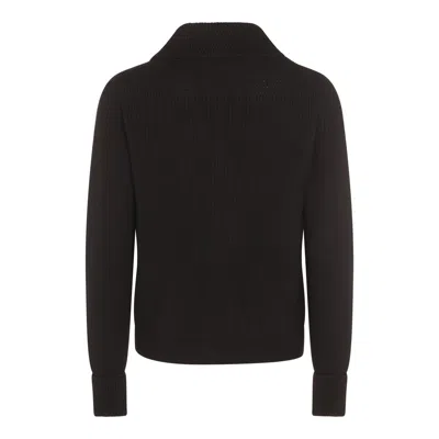 Tom Ford Shawl Collar Sweater Front Pockets In Black