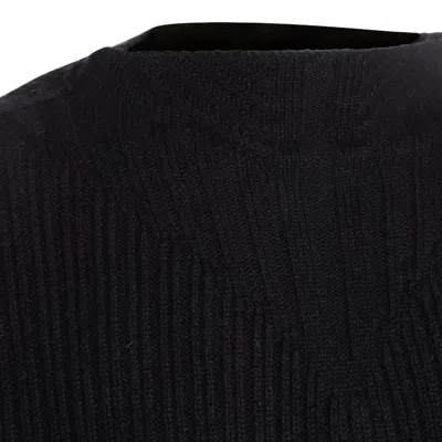 Rick Owens Ribbed Crewneck Sweater Long Sleeves