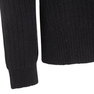 Rick Owens Ribbed Crewneck Sweater Long Sleeves