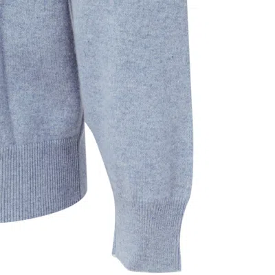 Brunello Cucinelli Sweaters Blacks And Greys In Blue