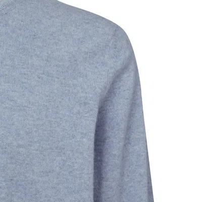 Brunello Cucinelli Sweaters Blacks And Greys In Blue