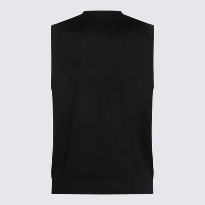 Malo Sweaters Blacks And Greys In Black