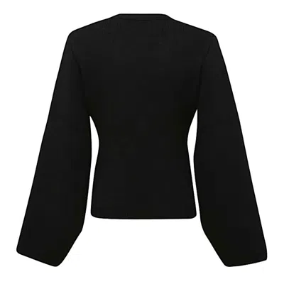 Khaite Scarlet Knitted Cardigan In Blue