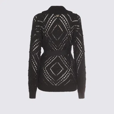 Twinset Sweaters Blacks And Greys In Multi