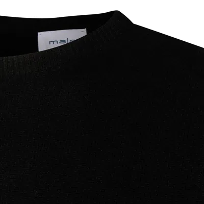 Malo Ribbed Crewneck Sweater With Long Sleeves In Multi