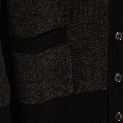 Thom Browne Knitwear With Front Pockets And Ribbed Finish In Multi