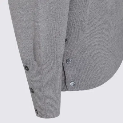 Thom Browne Sweaters Blacks And Greys In Gray