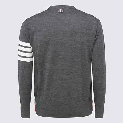 Thom Browne Sweaters Blacks And Greys In Gray