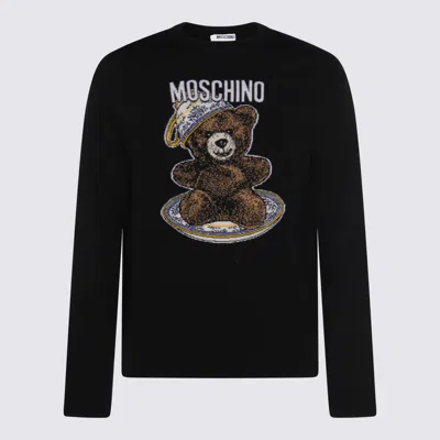 Moschino Sweaters Blacks And Greys In Black