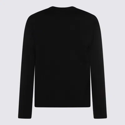 Moschino Sweaters Blacks And Greys In Black