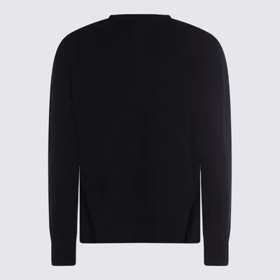 Rick Owens Ribbed Crewneck Sweater Long Sleeves In Black