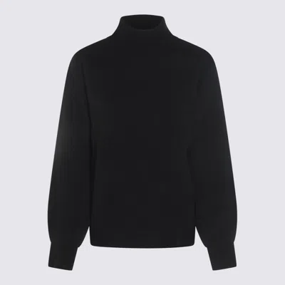 Malo Ribbed Mock Neck Knitwear With Long Sleeves