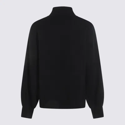 Malo Ribbed Mock Neck Knitwear With Long Sleeves