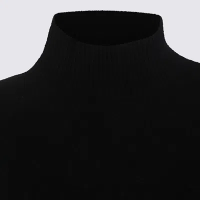 Malo Ribbed Mock Neck Knitwear With Long Sleeves