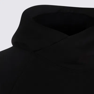 Thom Krom Cowl-neck Raglan-sleeve Hoodie In Black