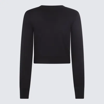 Diesel Cropped Sweatshirt With Distinctive Logo Detail In Black