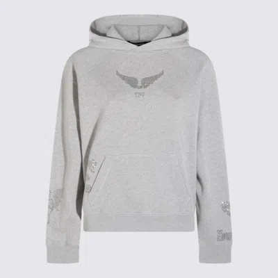 Zadig & Voltaire Embellished Hooded Knitwear With Front Pocket Detail