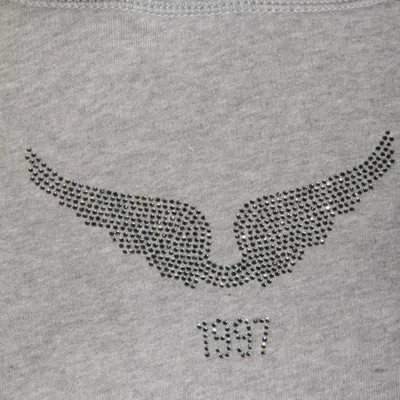 Zadig & Voltaire Embellished Hooded Knitwear With Front Pocket Detail