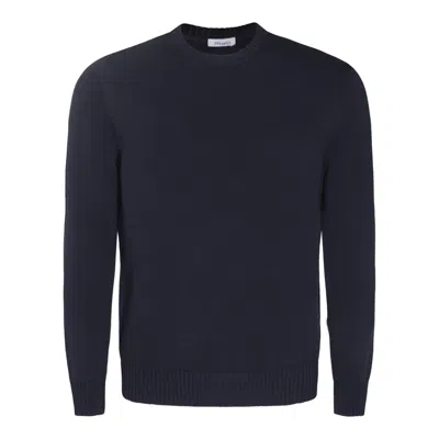 Malo Ribbed Crewneck Sweater With Long Sleeves