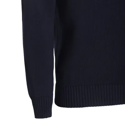 Malo Ribbed Crewneck Sweater With Long Sleeves