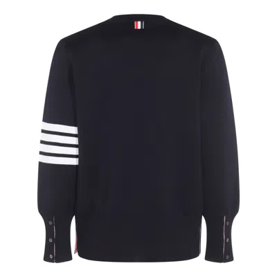 Thom Browne Sweaters Blue And Green
