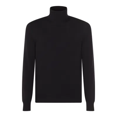 Malo Turtleneck Sweater In Black