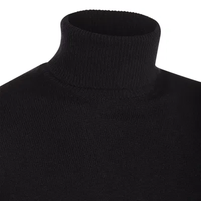 Malo Turtleneck Sweater In Black