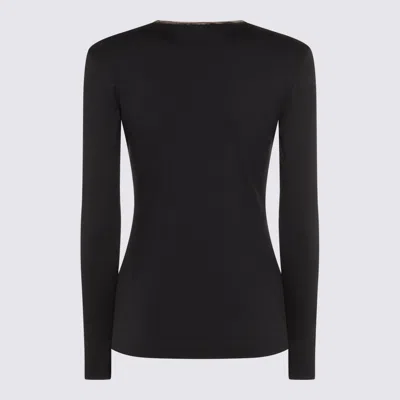 Fabiana Filippi Sweaters Blue And Green In Blue