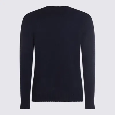 Piacenza Cashmere Crew-neck Cashmere-silk Blend Sweater In Blue