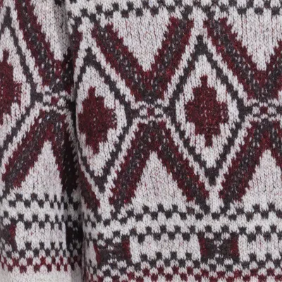 Brunello Cucinelli Geometric Jacquard Turtle Neck Pullover