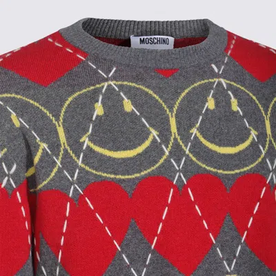 Moschino Sweaters Bright In Gray