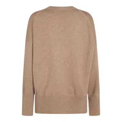 Brunello Cucinelli Knitwear With Long Sleeves Crewneck In Brown