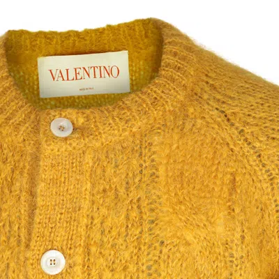 Valentino Garavani Sweaters In Yellow